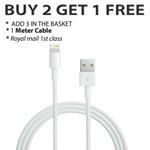 Genuine iPhone Charger Fast For Apple Long Cable USB Lead 12 11 5 6 7 8 X XS XR