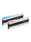 G.Skill Trident Z5 RGB DDR5-6000 - 32GB - CL32 - Dual Channel (2 pcs) - Intel XMP - Hvit med RGB