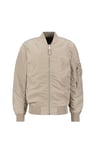 Alpha Industries Men's MA-1 VF LW Bomber Jacket, Vintage Sand, L