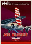 AIR ALGéRIE Rf642 - POSTER HQ 50x70cm d'une AFFICHE VINTAGE