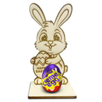 Easter Mini Creme Egg Holder Wooden Easter Bunny Treat Kinder Gifts Kid Boy Girl