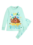 Brand Threads Kids' Unisex Hey Duggee Pyjama Set, Turquoise/Multi