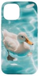 Coque pour iPhone 15 Canard Piscine Animaux mignons Vie d'étang