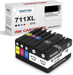 711 711XL Cartouches d'encre Compatible pour HP 711 711XL pour HP Designjet T120 24/T120 610/T520 24/T520 36/T520 610/T520 914(Q1203)