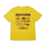 Jurassic World Triceratops Encounter Survival Guide Men's T-Shirt - Yellow - XS - Yellow