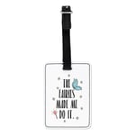 The Fairies Made Me Do It Visual Luggage Tag Suitcase Bag - Funny Travel