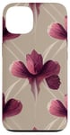 iPhone 13 Purple Blossoms with Elegant Floral Motifs Case