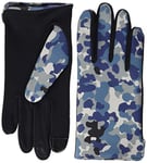 KESSLER Mens Miles Print Winter Gloves, 827 Blue/Grey, S-M