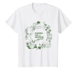 Youth Moomin Garden Life In Moominvalley Green Print Kids T-Shirt