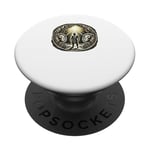 Daniel in the Lion's Den: Faith Defeats Fear Inspirational PopSockets PopGrip Adhésif