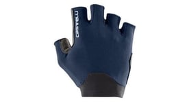 Gants courts unisexe castelli endurance bleu