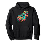 Splash Art Mandolin Instrument Musician Mandolist Pullover Hoodie