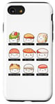 Coque pour iPhone SE (2020) / 7 / 8 Tableau d'identification des sushis Kawaii