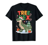 Dinosaur Christmas Sweater Xmas Tree Rex Pajamas T-Shirt