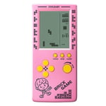 Rs-100 Tetris spelkonsol Klassiskt blockspel Pusselspel Spelare Handhållen spelmaskin Brick-spel Beyamis Pink