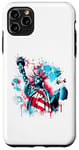 iPhone 11 Pro Max American Style Statue of Liberty Spray Paint Case