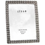 Photo frame Alexandra House Living Silver Plastic 22 x 1 x 28 cm