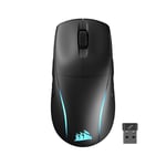 Corsair M75 WIRELESS RGB Lightweight FPS Gaming Mouse – 26,000 DPI – Swappable Side Buttons – iCUE Compatible – PC – Black