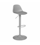 Tabouret Chaise de Bar Gris Clair hauteur ajustable