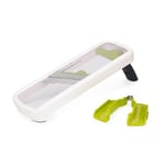 Wintem Mandoline Tranche de légumes 5 en 1 en plastique et acier inoxydable – 3 épaisseurs différentes pour chaque besoin et 5 lames interchangeables – Pieds antidérapants confortables pour une plus