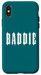 Coque pour iPhone X/XS Style rock 'n' Roll BADDIE