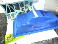 Venom Blue Poly Carbonate 1/20 Body Shell Mini Giant w/ Decals Ven-4427B