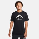 Nike Dri-FIT Trail T-shirt Svart för Löpare | Lätt och Fuktavvisande - Handla nu på Loparshop.se!