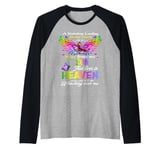 Happy Heavenly Birthday My Son in Heaven Lost Son Memorial Raglan Baseball Tee