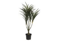 Dracena, green-red, artificial, 90cm