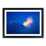 Big Box Art Light Upon The Clouds Framed Wall Art Picture Print Ready to Hang, Black A2 (62 x 45 cm)