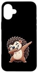 iPhone 16 Plus Cool Cartoon Hedgehog Dab Dabbing Case