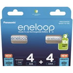 Panasonic Eneloop Combi AA + AAA -batteripaket