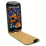 mumbi PREMIUM Cuir véritable Housse Samsung Galaxy S3 - Coque Étui Galaxy SIII Etui Protecteur Flip Style Noir