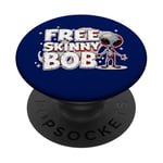 Free Skinny Bob The Gey Alien Being Held Captive PopSockets Adhesive PopGrip