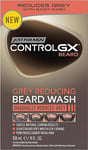 Just For Men Control GX Beard Wash, Reduces Grey With Each Wash For Subtle, Natural-Looking Results – All Shades, 118 ml