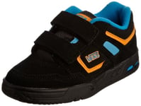 Vans Junior Knightro Black/Blue/Orange Fashion Sports Skate Shoe Vma30Ze 1 UK