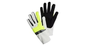 Paire de gants hiver brooks running fusion midweight run visible blanc   jaune