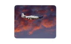 P1 Mustang Red Skies US Airforce Mouse Mat Pad - World War Computer Gift #16309