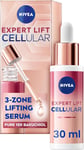 NIVEA Cellular Expert Lift 3-Zone Lifting Serum (30ml), Face Serum with Pure 10