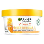 Garnier Body Superfood, Nutri Glow Body Cream, Vitamin C & Mango, for Dry & Dull Skin, Brightening & Glowing, Nourishing & Fast Absorbing, Vegan Formula, Approved by Cruelty Free International, 300ml