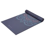 Gaiam Tapis de yoga à motif imprimé, réversible, très épais, antidérapant, pour tous les types de yoga, pilates et entraînements au sol – Illusion violette – 6 mm