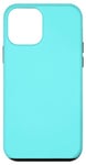 Coque pour iPhone 12 mini Couleur bleu électrique simple