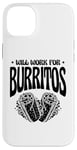 Coque pour iPhone 14 Plus Burrito King Burritos Cuisine mexicaine Cinco De Mayo