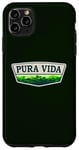 Coque pour iPhone 11 Pro Max Pura Vida – Bouclier Pura Vida – Logo de la jungle du Costa Rica