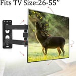 TV Wall Bracket Mount Tilt Swivel For Samsung LG Toshiba 26 32 40 43 50 55 Inch