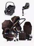 iCandy Peach 7 Pushchair & Accessories with Maxi-Cosi Pebble 360 Baby Car Seat and Base Bundle, Pecan/Essential Black