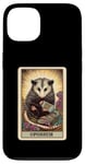 Coque pour iPhone 13 Esthetic Cottagecore The Opossum Possum Jeu de cartes Tarot