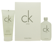 Calvin Klein CK One Gift Set 50ml EDT, 100ml Shower Gel for Men, Calvin Klein