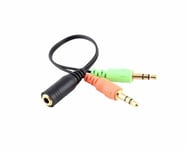 HEADPHONE MICROPHONE TO PC ADAPTER FOR LENOVO 57Y4488 THINKPAD IN-EAR HEADPHONES