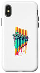 iPhone X/XS Dripping Paint Pan Flute Instrument Pan Flautist Flutist Case